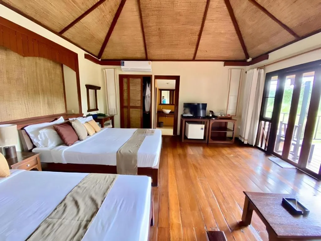 Bed in Pai Hotsprings Spa Resort