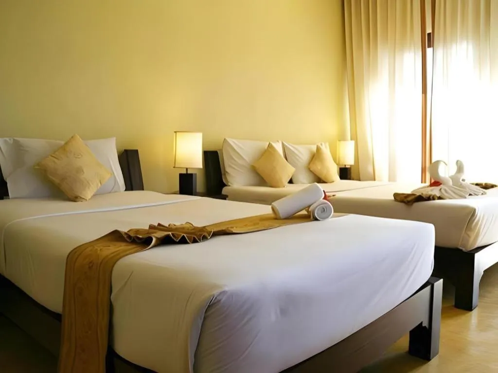 Bed in Pai Hotsprings Spa Resort