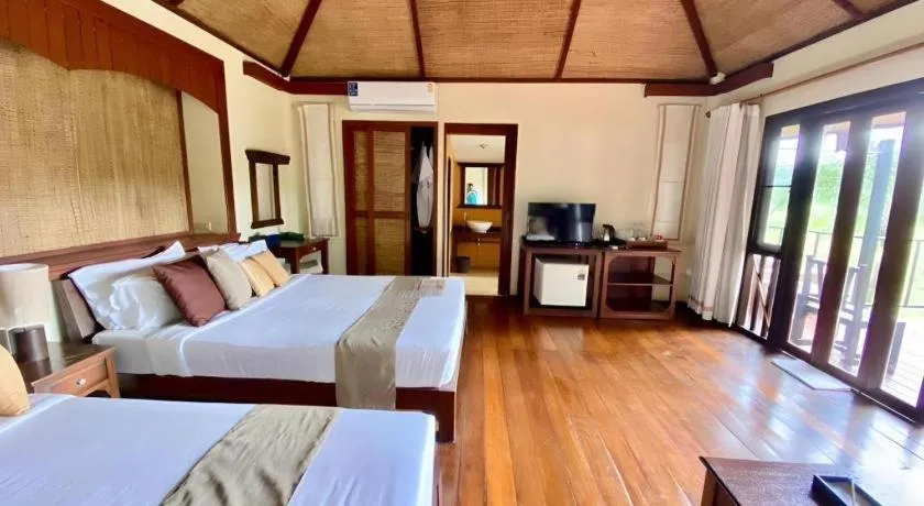 Bed in Pai Hotsprings Spa Resort