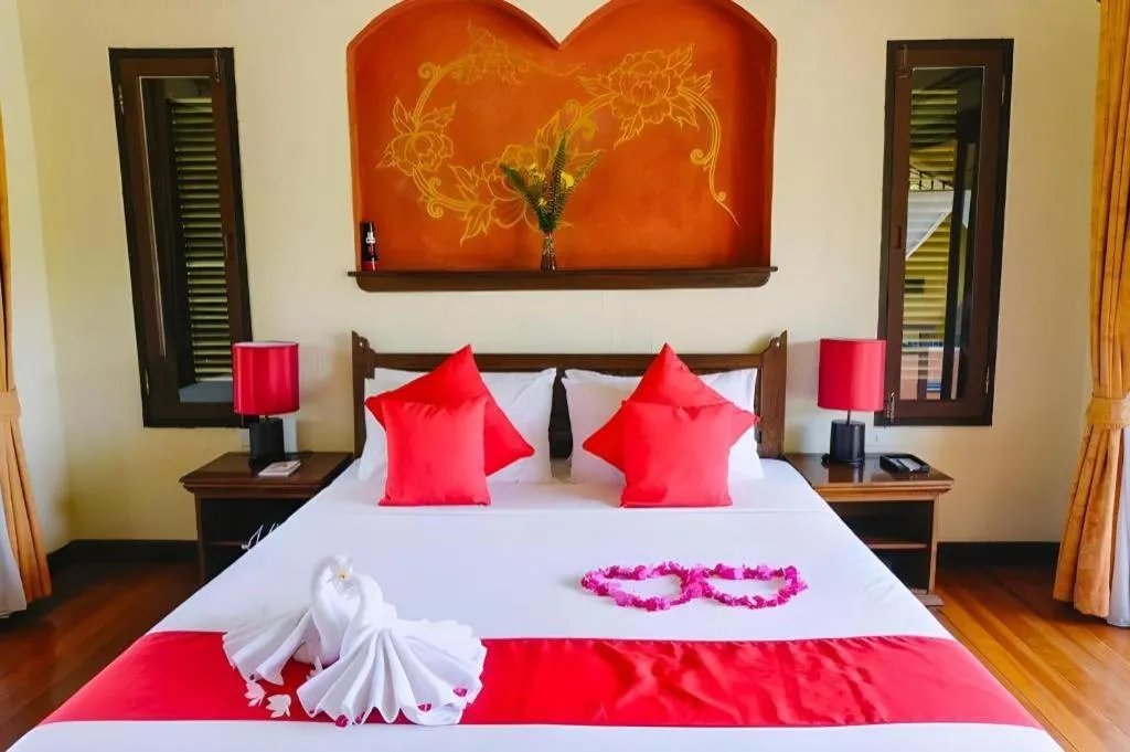 Bed in Pai Hotsprings Spa Resort