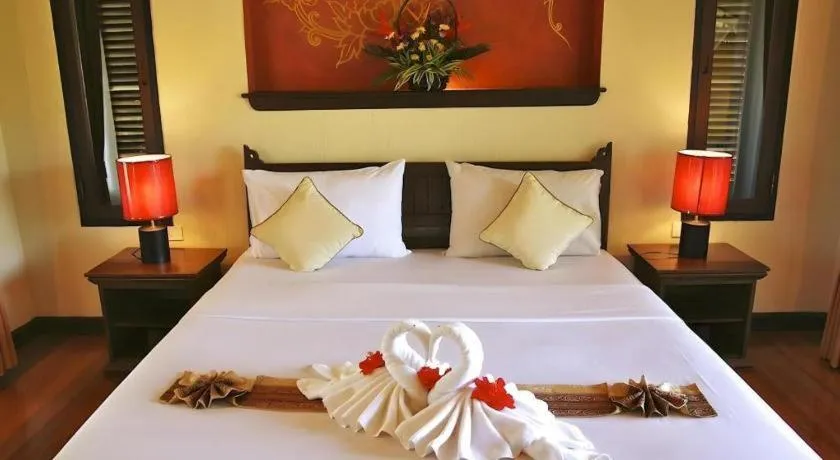 Bed in Pai Hotsprings Spa Resort