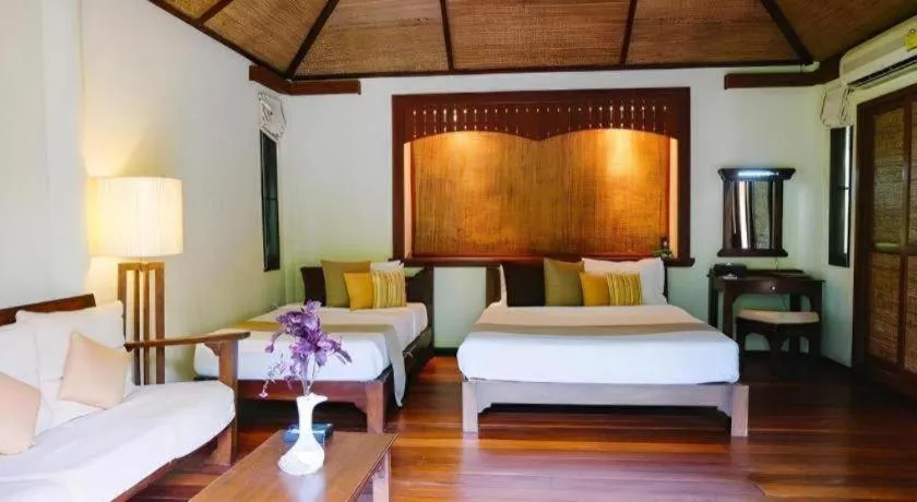 Bed in Pai Hotsprings Spa Resort