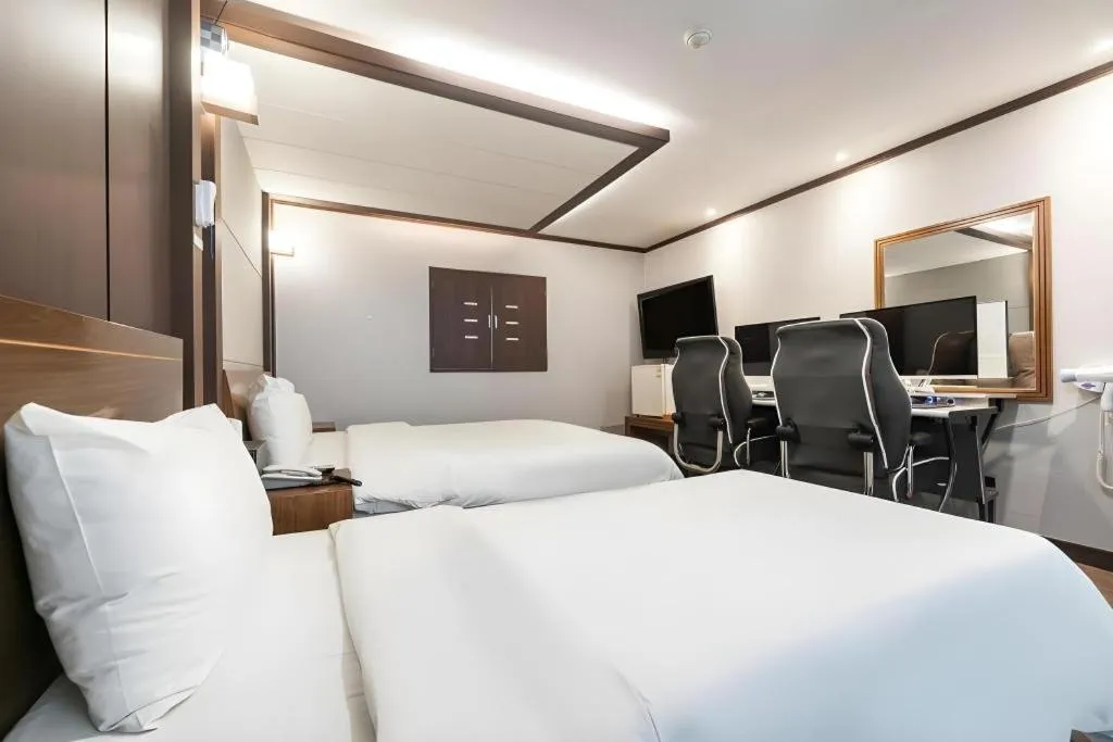 Bed in Hotel J Suwon