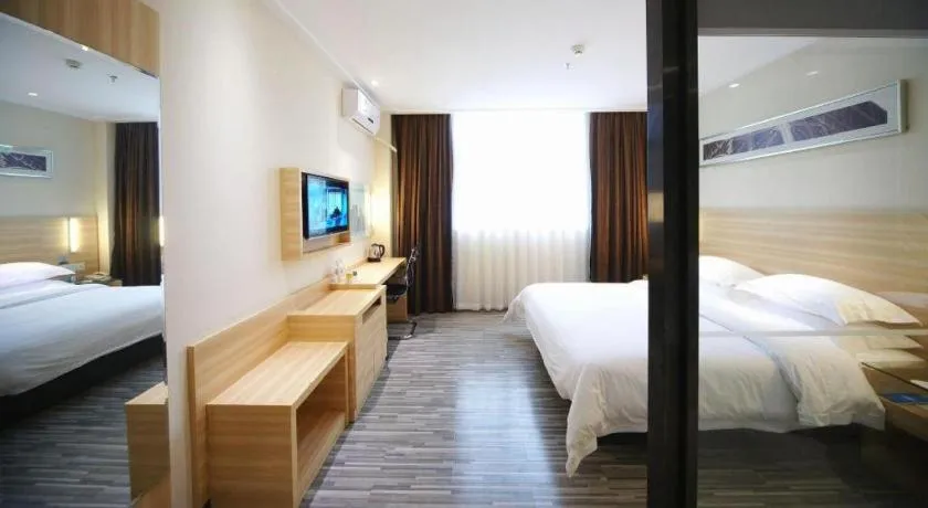 Bed in City Comfort Inn Nanning Normal University Changgang Road Metro Station