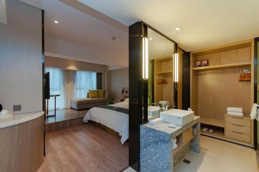 Bed in Echarm Hotel Guiyang International Convention & Exhibition Center