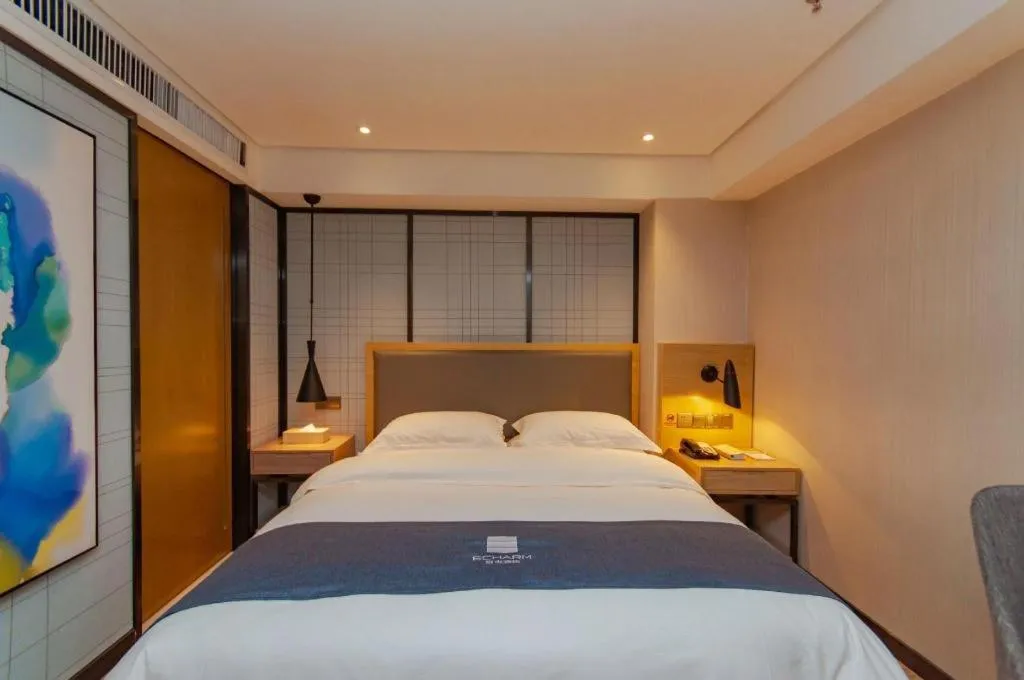Bed in Echarm Hotel Guiyang International Convention & Exhibition Center