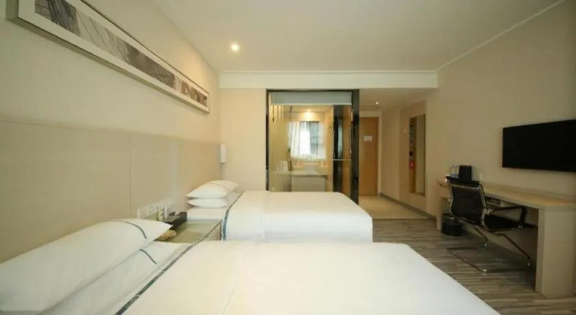 Bed in City Comfort Inn Baise Tianlin