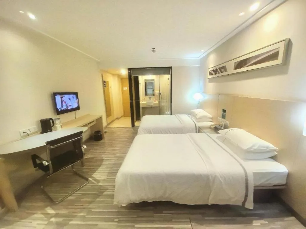 Bed in City Comfort Inn Baise Tianlin
