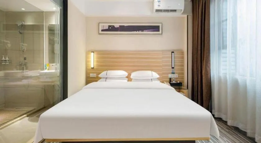 Bed in City Comfort Inn Baise Tianlin