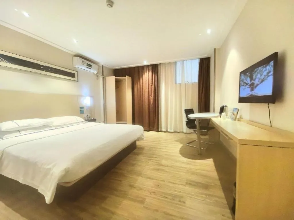 Bed in City Comfort Inn Baise Tianlin