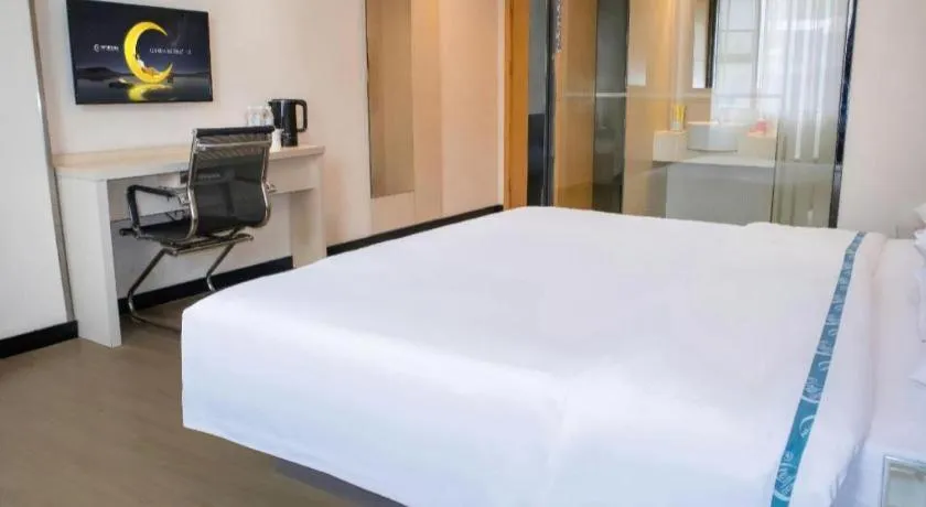 Bed in City Comfort Inn Baise Tianlin