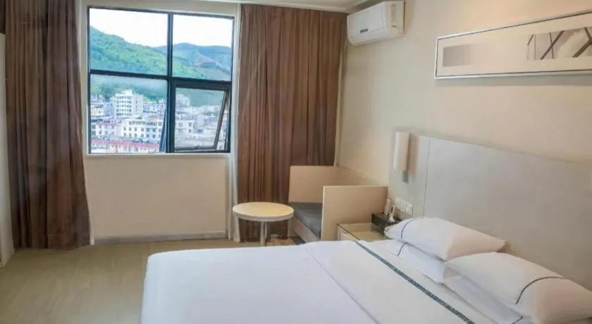 Bed in City Comfort Inn Baise Tianlin