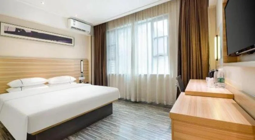 Bed in City Comfort Inn Baise Tianlin