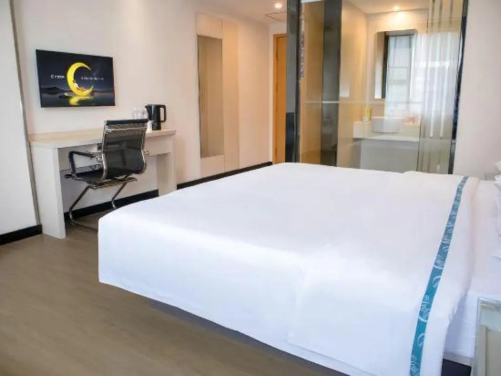 Bed in City Comfort Inn Baise Tianlin