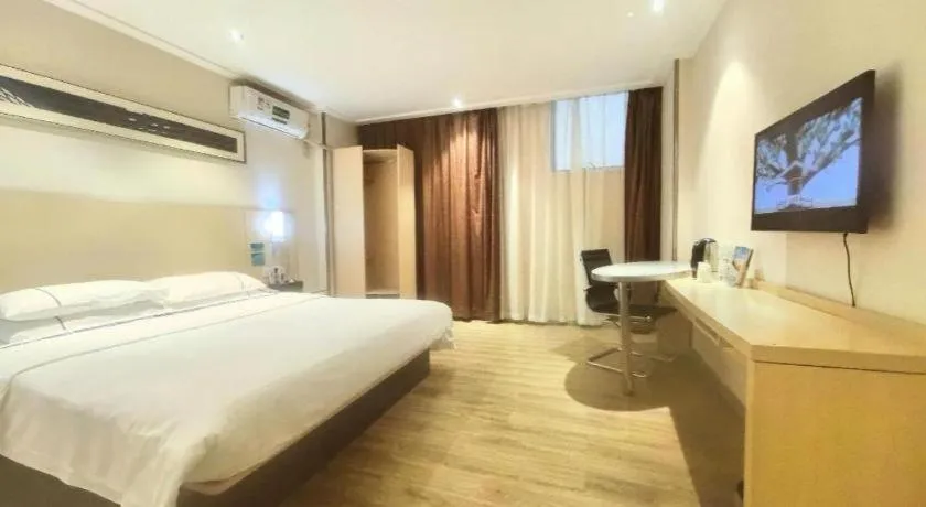 Bed in City Comfort Inn Baise Tianlin