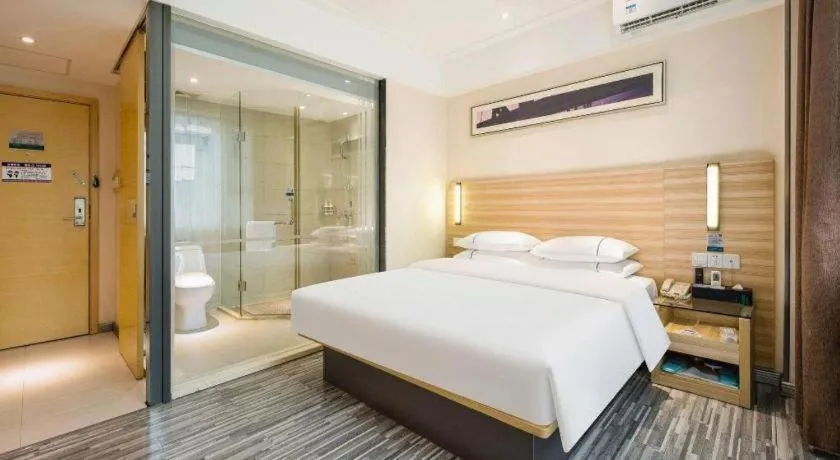 Bed in City Comfort Inn Baise Tianlin