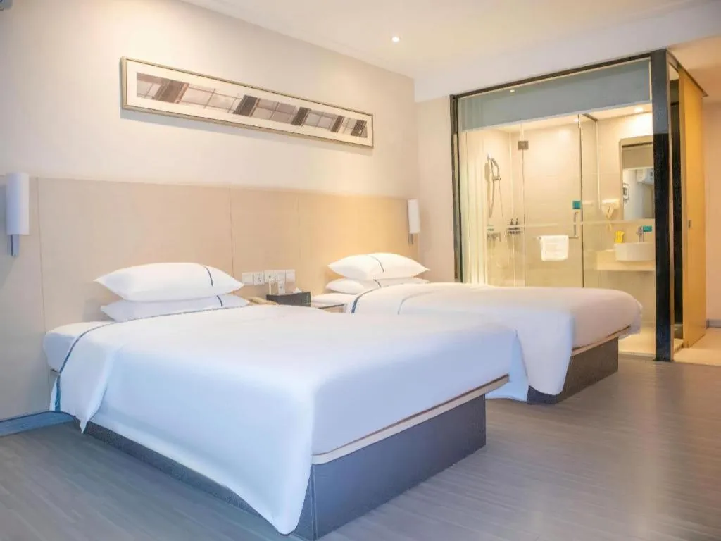 Bed in City Comfort Inn Baise Tianlin