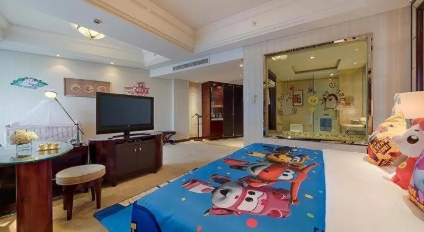 Bed in Maison New Century Hotel Cixi