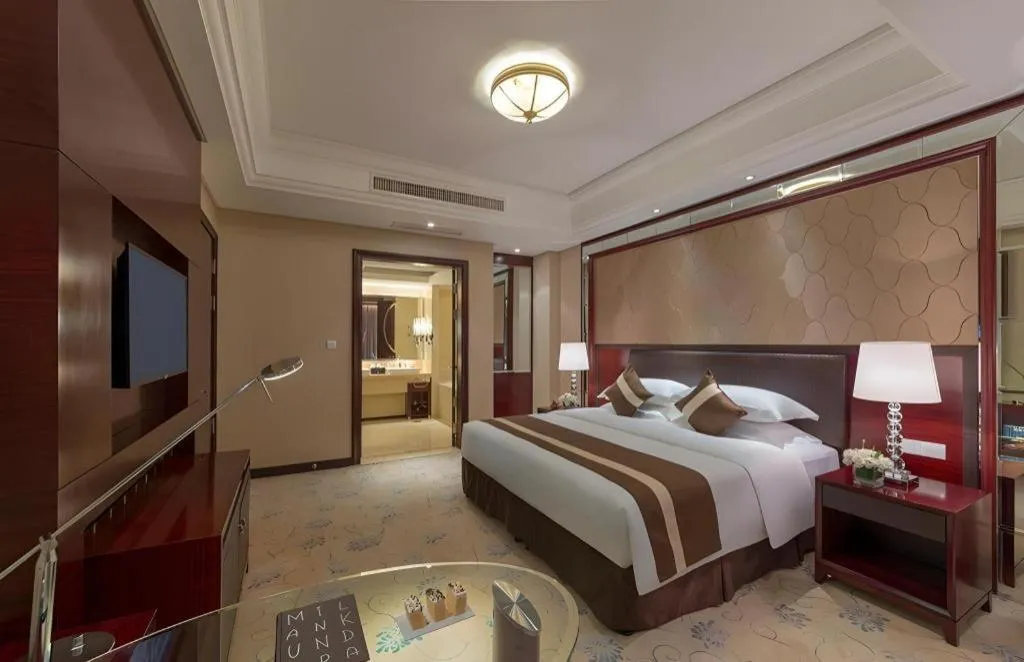 Bed in Maison New Century Hotel Cixi