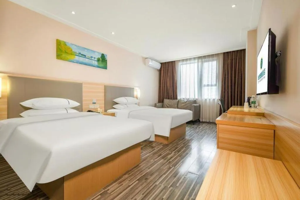 Bed in City Comfort Inn Nanning Zoo Keyuan Avenue