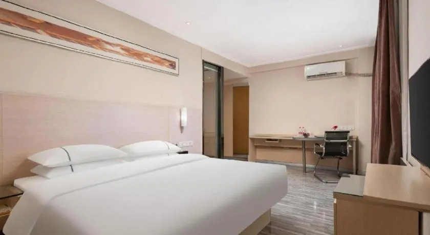 Bed in City Comfort Inn Liuzhou Beique Road Huang Village