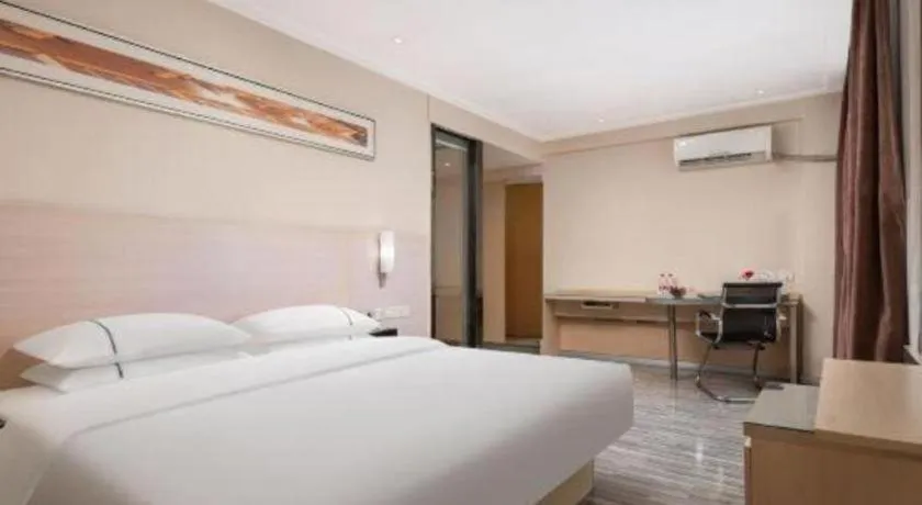 Bed in City Comfort Inn Liuzhou Beique Road Huang Village