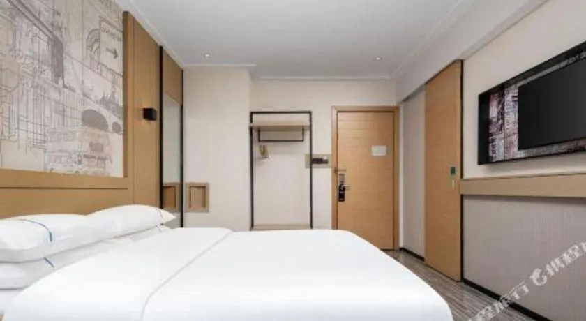 Bed in City Comfort Inn Liuzhou Beique Road Huang Village