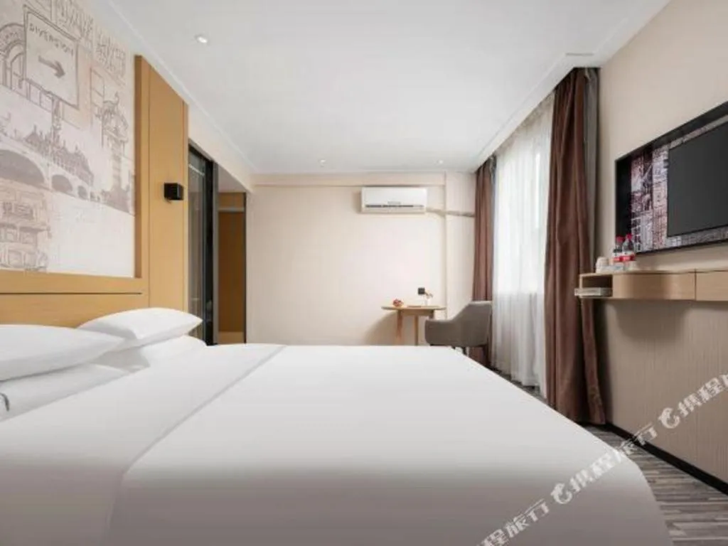 Bed in City Comfort Inn Liuzhou Beique Road Huang Village