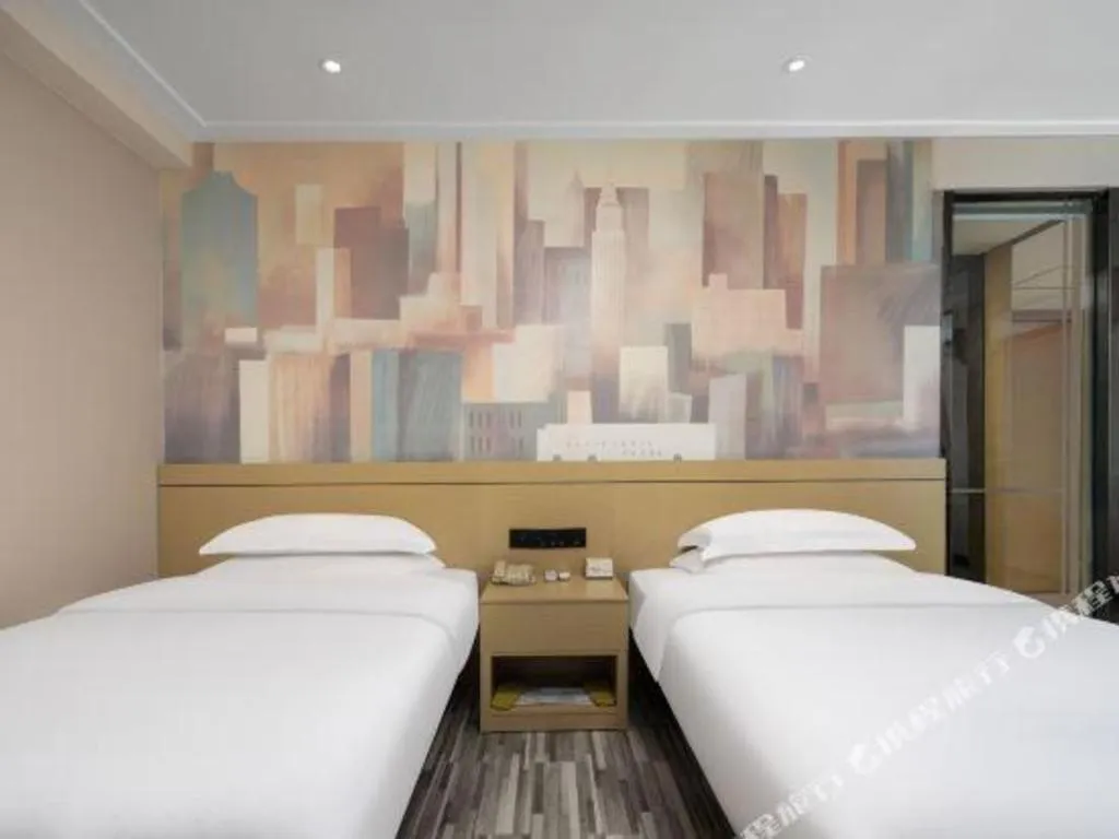 Bed in City Comfort Inn Liuzhou Beique Road Huang Village