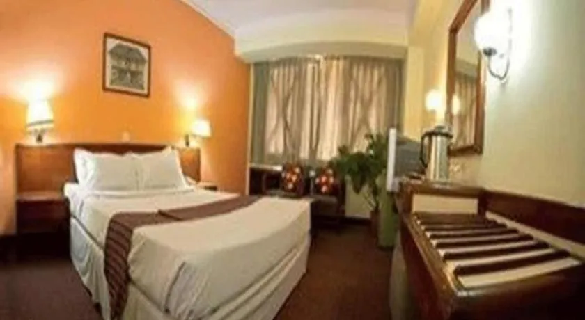 Bed in Hotel Mountain