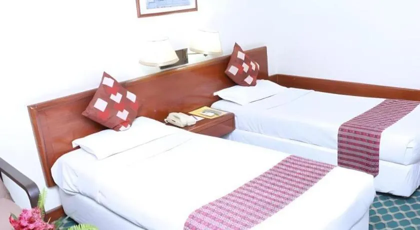 Bed in Hotel Mountain