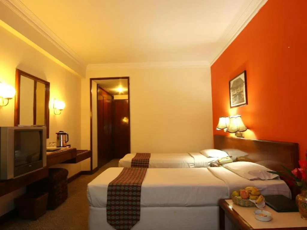 Bed in Hotel Mountain