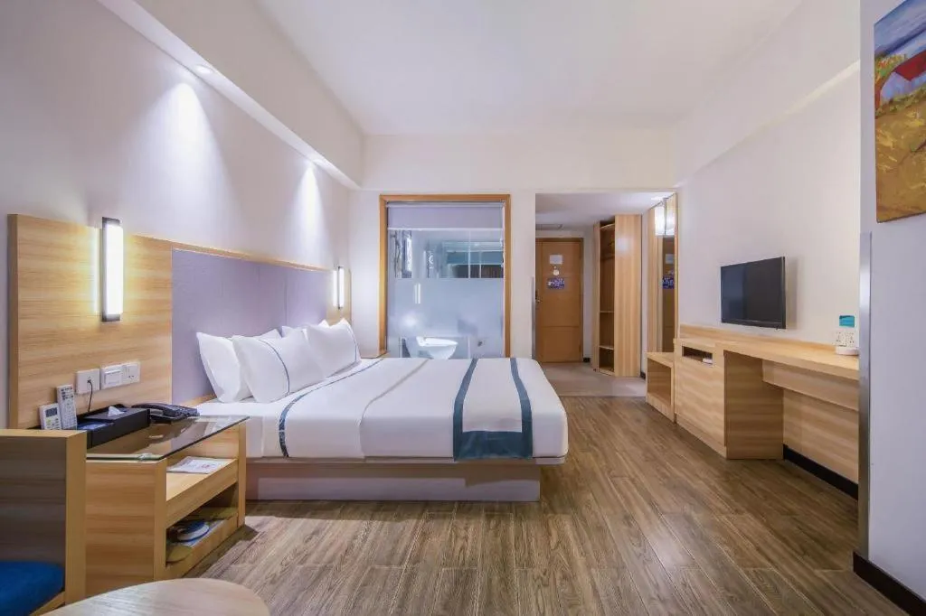 Bed in City Comfort Inn Qinzhou Niannianfeng Old Street Renmin Road