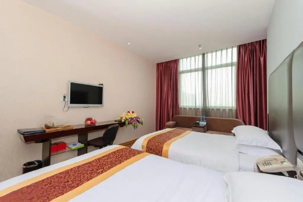 Bed in Xiamen Blue Peninsula Hotel