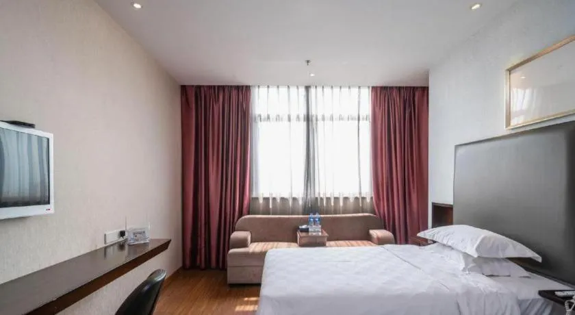 Bed in Xiamen Blue Peninsula Hotel