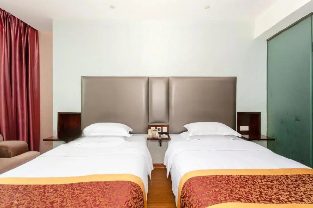 Bed in Xiamen Blue Peninsula Hotel