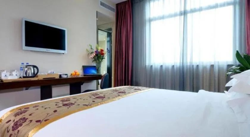 Bed in Xiamen Blue Peninsula Hotel