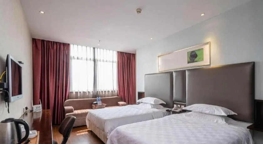 Bed in Xiamen Blue Peninsula Hotel