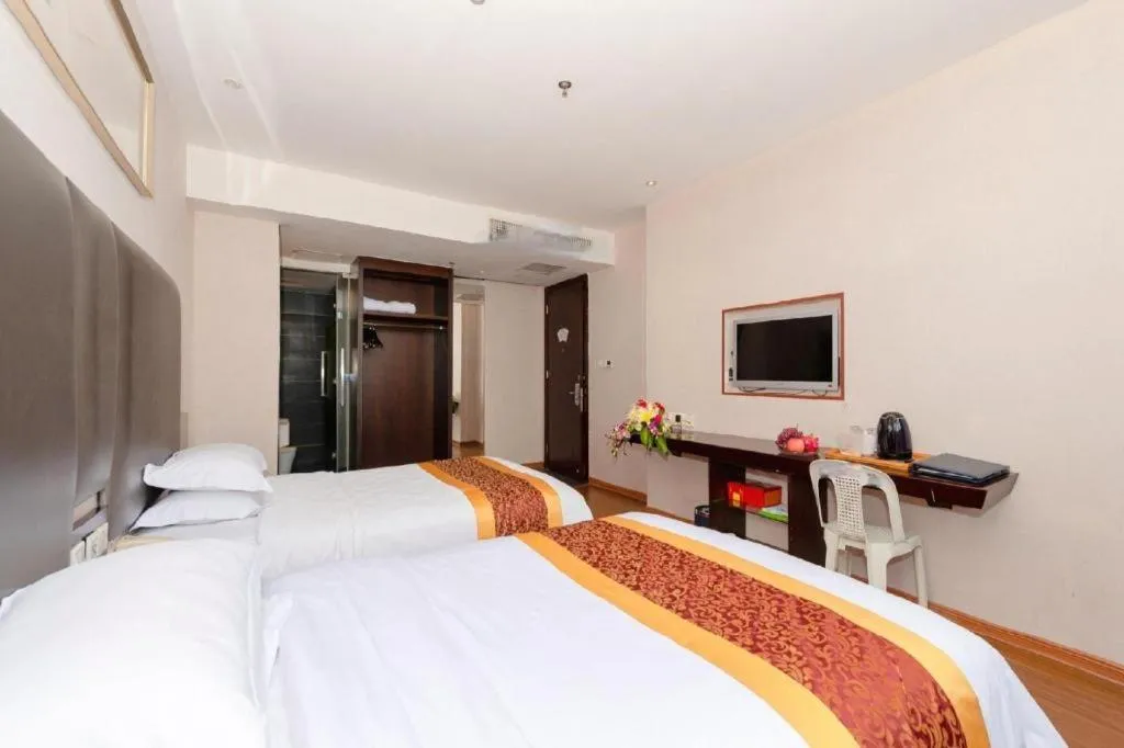 Bed in Xiamen Blue Peninsula Hotel