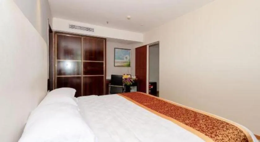 Bed in Xiamen Blue Peninsula Hotel