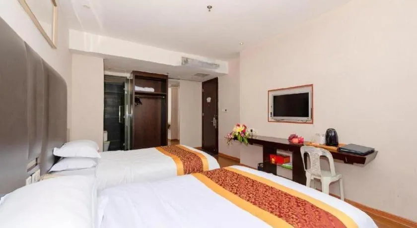 Bed in Xiamen Blue Peninsula Hotel