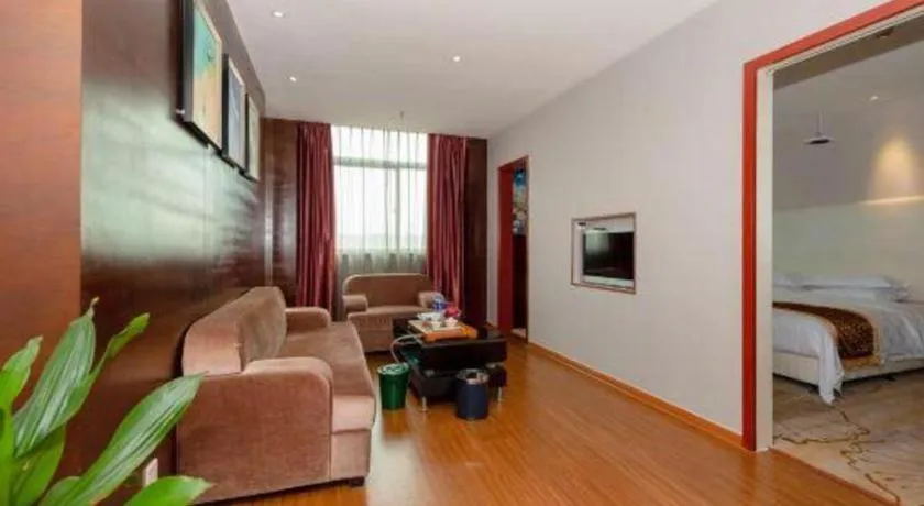 Bed in Xiamen Blue Peninsula Hotel