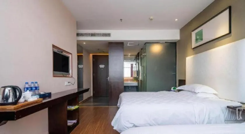 Bed in Xiamen Blue Peninsula Hotel