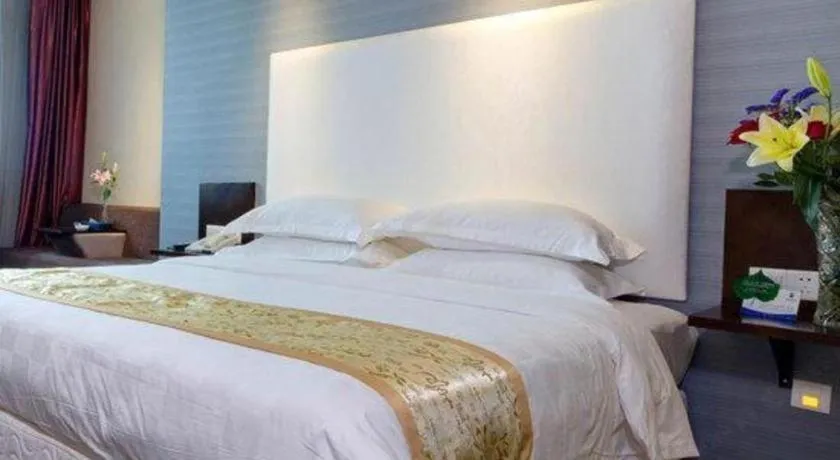 Bed in Xiamen Blue Peninsula Hotel