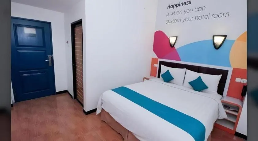 Bed in Oriza Hotel Surabaya