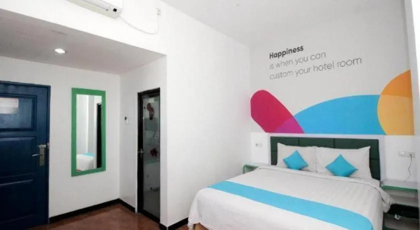 Bed in Oriza Hotel Surabaya