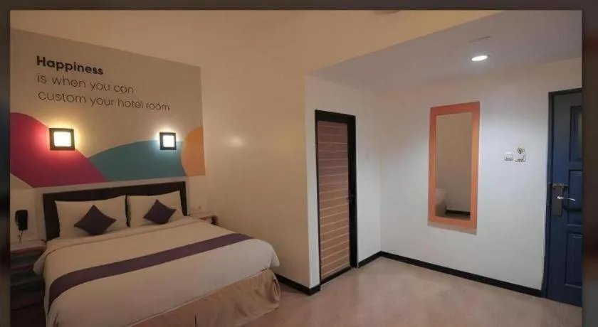 Bed in Oriza Hotel Surabaya