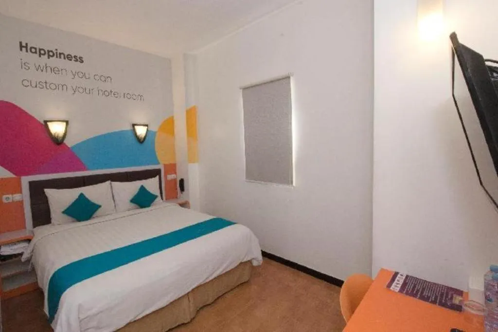 Bed in Oriza Hotel Surabaya