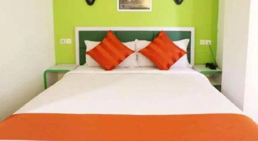 Bed in Oriza Hotel Surabaya