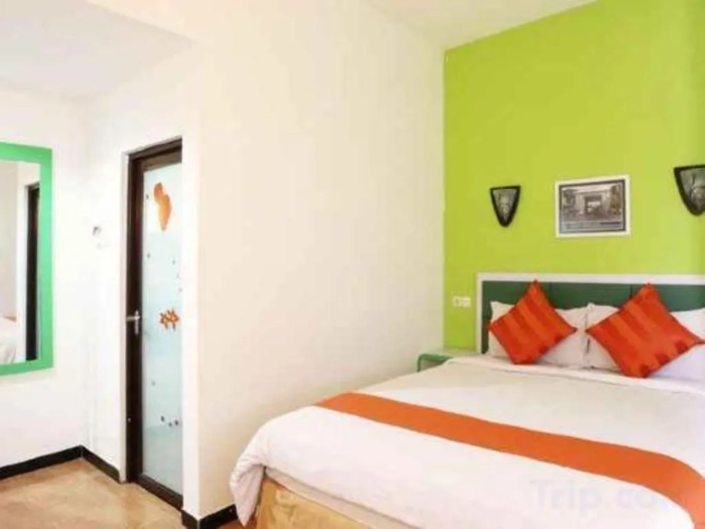 Bed in Oriza Hotel Surabaya